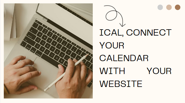 ICAL, Connect your Calendar with your website