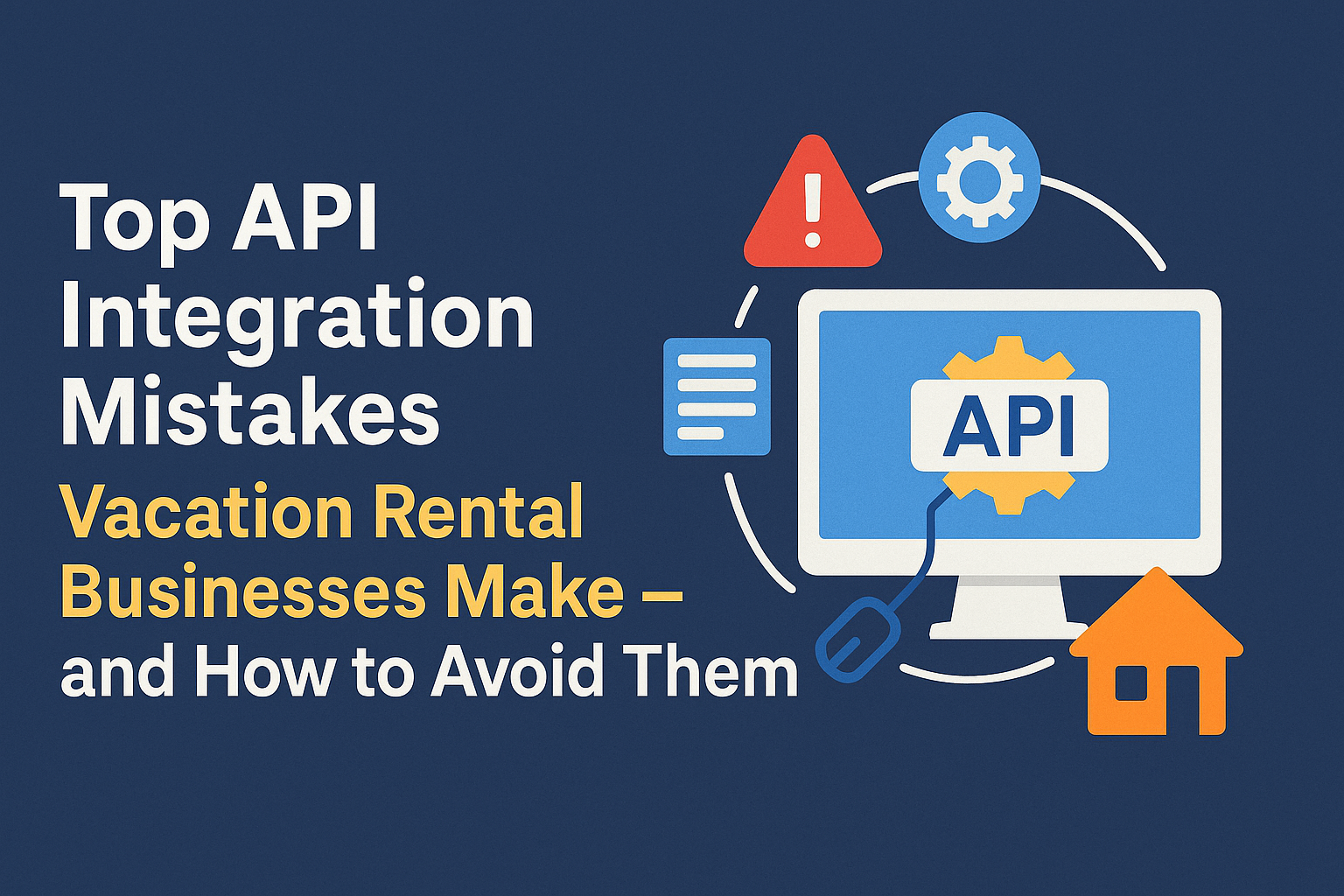 Top Vacation Rental API Integration Mistakes & How to Avoid