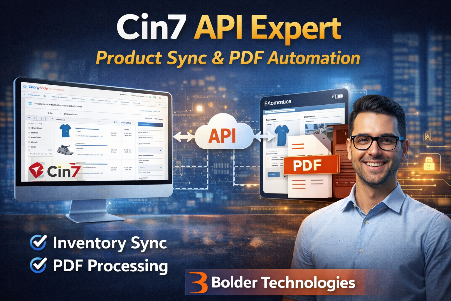 Cin7 API Expert Product Sync & PDF Automation
